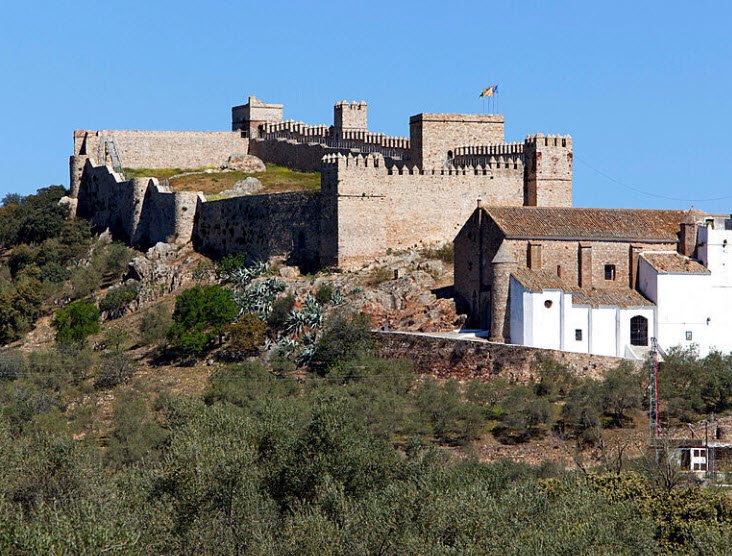 Castillo de Santa Olalla del Cala, Spain